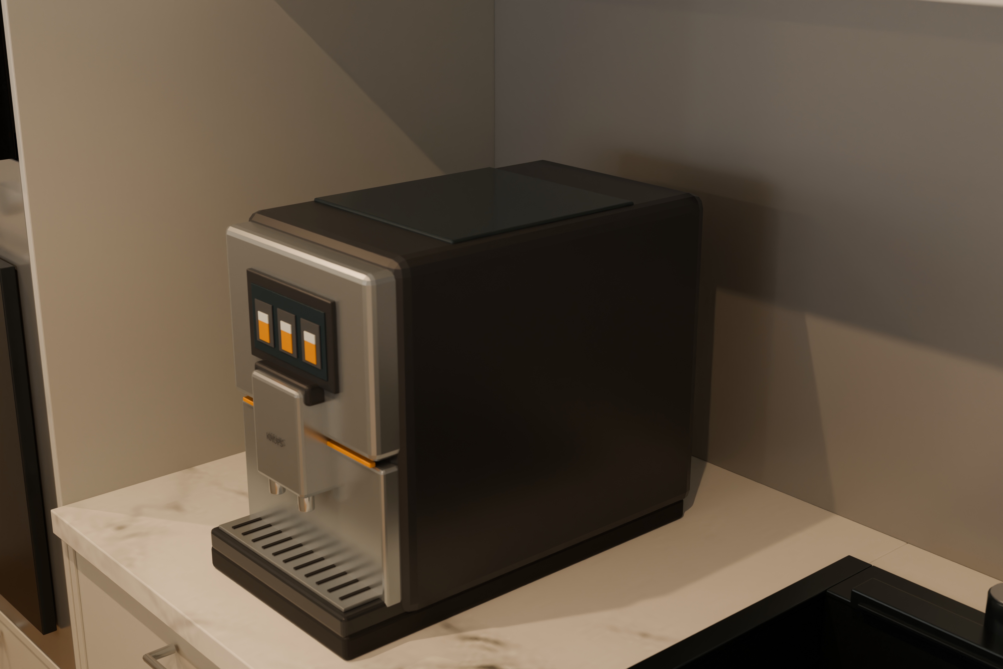 Le coin café et la crédence